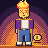 Retro Hero — solid gold champion